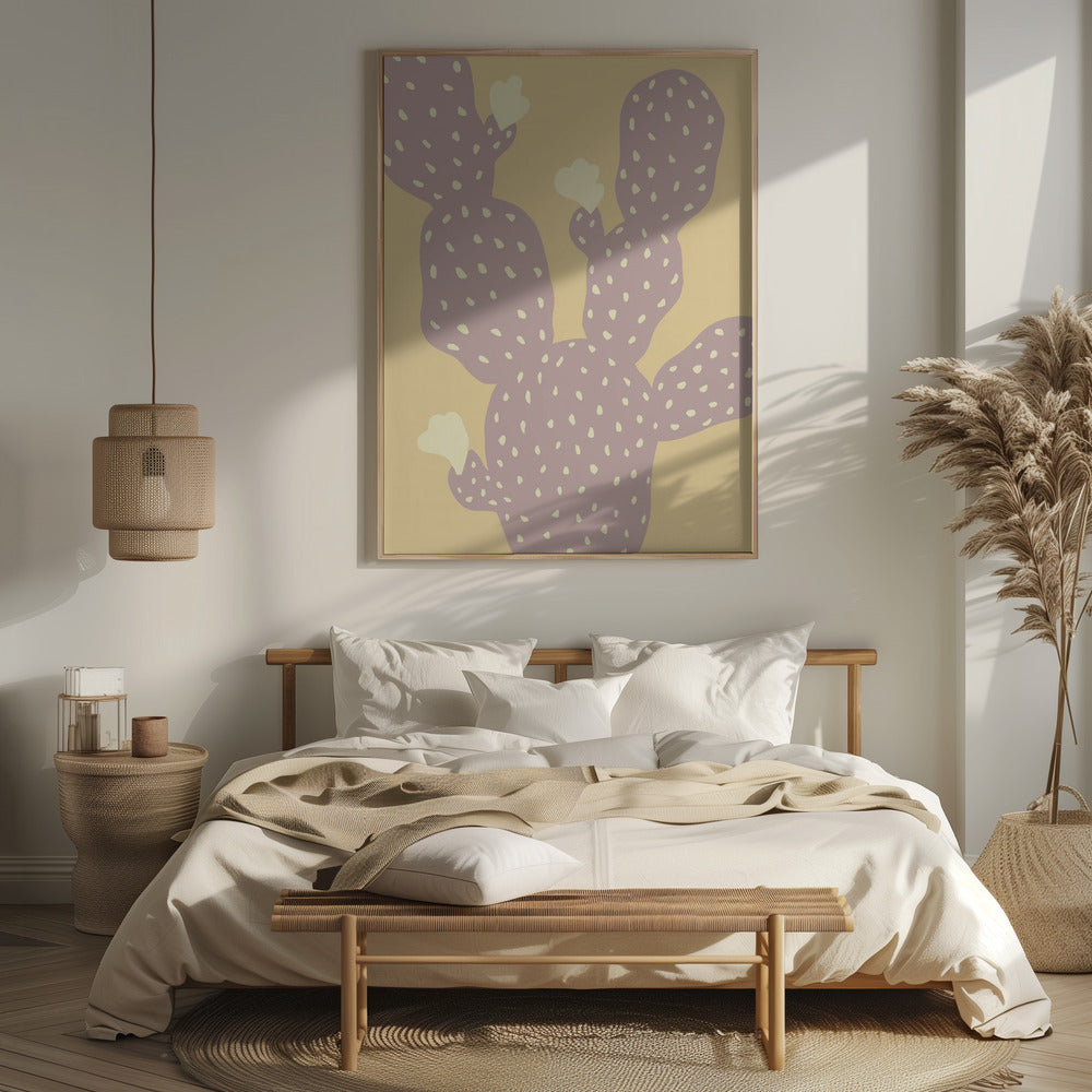 Cactus Yellow Poster